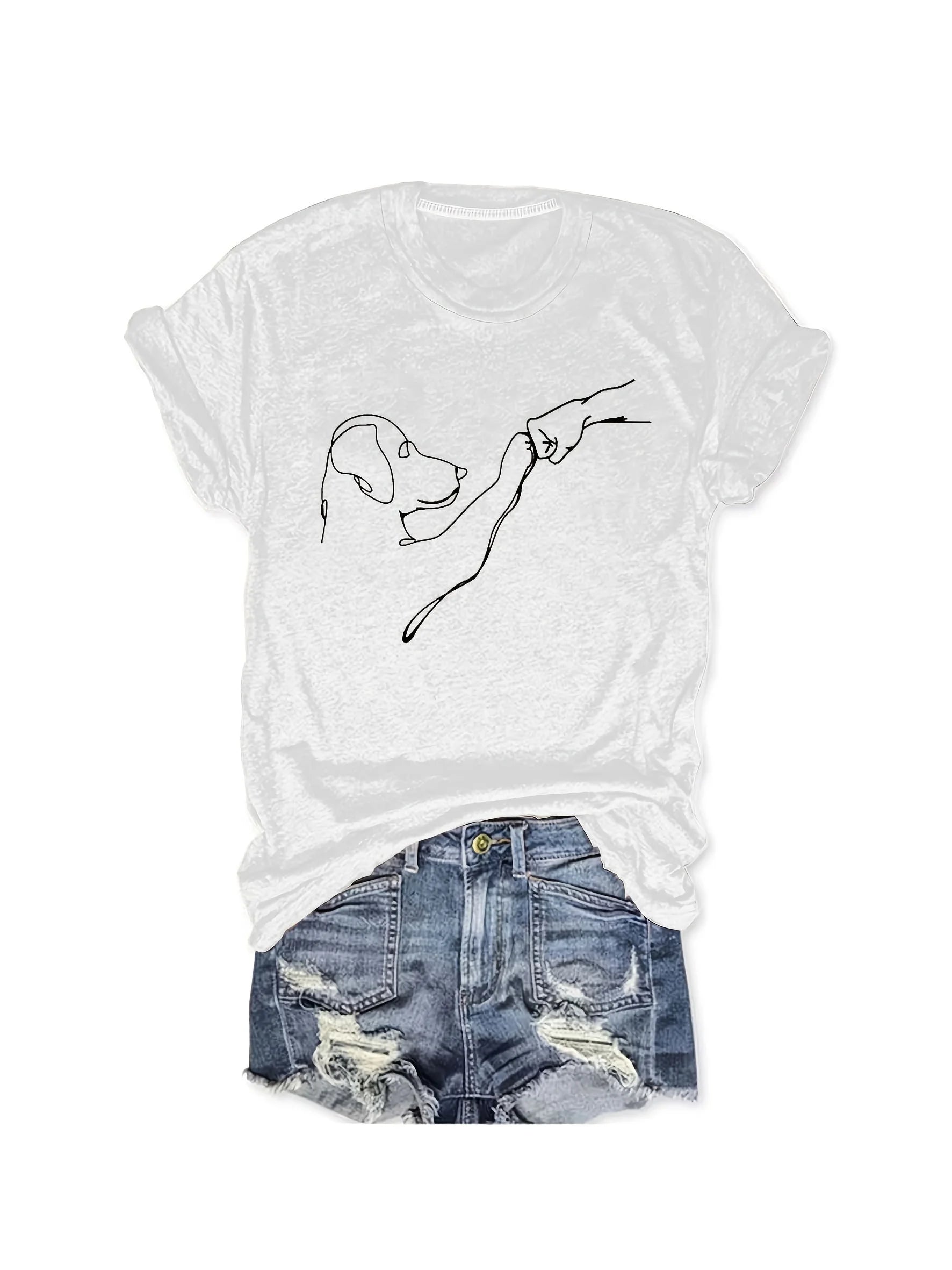 Maglietta Qua la Zampe - Amorequatterozampe - Amorequattrozampe