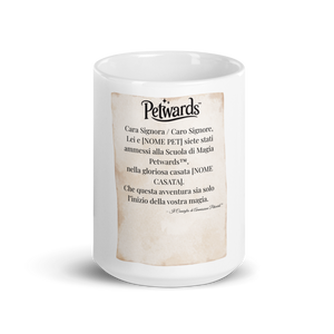 Tazza Petwards™ – La Lettera Magica del Tuo Pet è Arrivata - (Personalizzata)