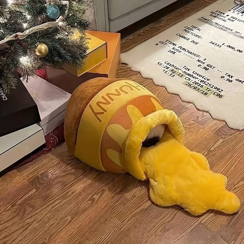 Cuccia Gatti a Forma di Miele - Un Confortevole Rifugio per il Tuo Felino - Amorequattrozampe - Amorequattrozampe