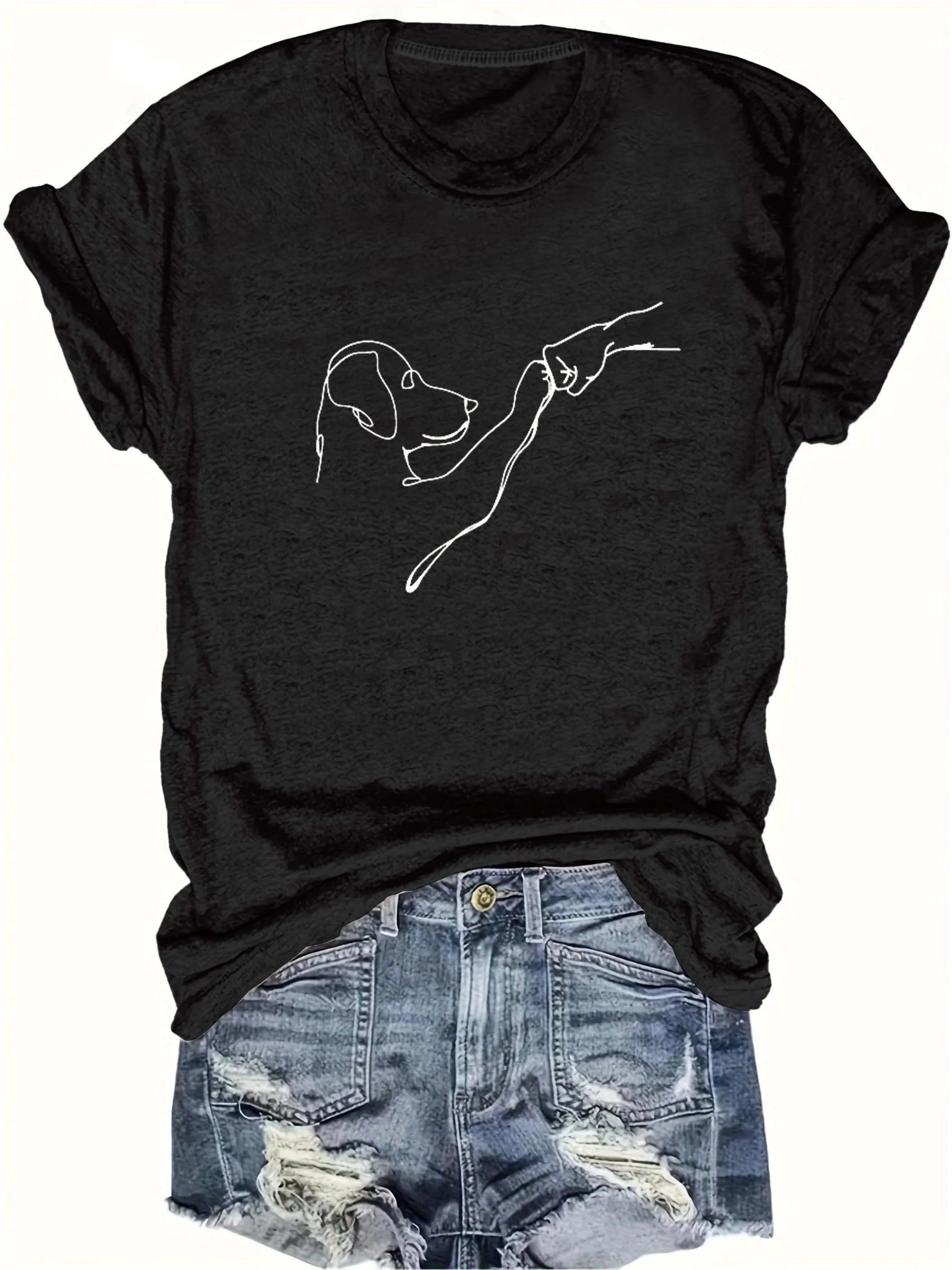 Maglietta Qua la Zampe - Amorequatterozampe - Amorequattrozampe